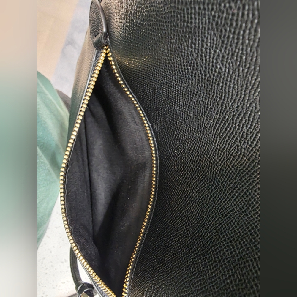 Coach Jordyn Black Leather And Signature "C" Colorblock Backpack - Like New! - Picture 9 of 13
